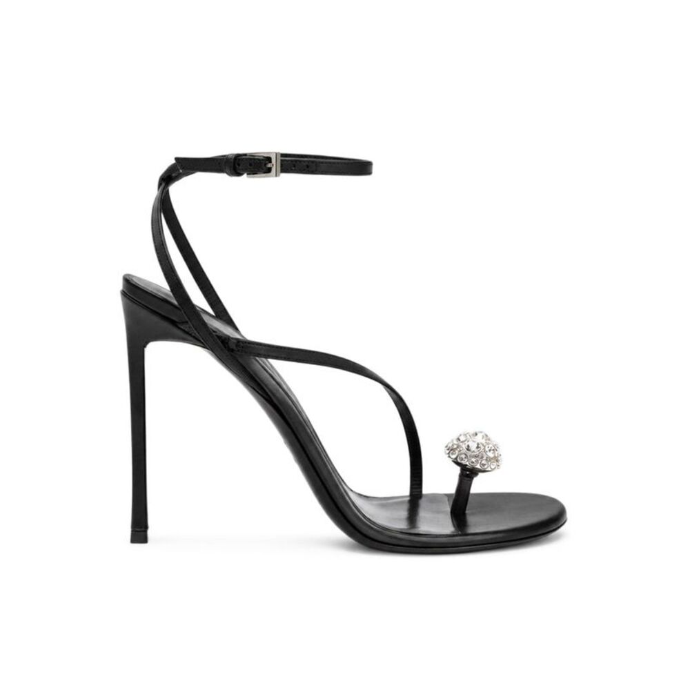 Tom Ford Women Cassia Satin And Crystal Ankle-Strap Sandals